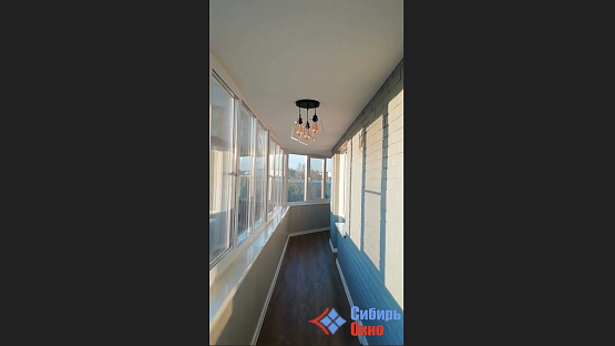Теплое остекление и отделка балкона