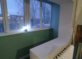 Утепление балкона, объединение с комнатой