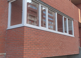 Теплое остекление балкона из 6 камерного профиля