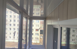 Внутренняя отделка балкона в 5 этажном панельном доме tab