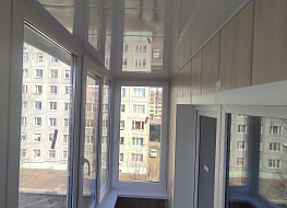 Внутренняя отделка балкона в 5 этажном панельном доме