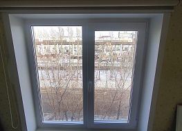 Двух створчатое окно в 5 этажный панельный дом